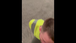 Risky Blowjob In Work Warehouse